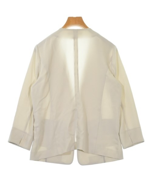 NATURAL BEAUTY BASIC Collarless Jackets Beige L 2… - image 2