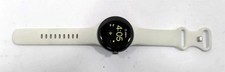 Google Pixel Watch 1 Polished Aluminum Active Band Smartwatch - White