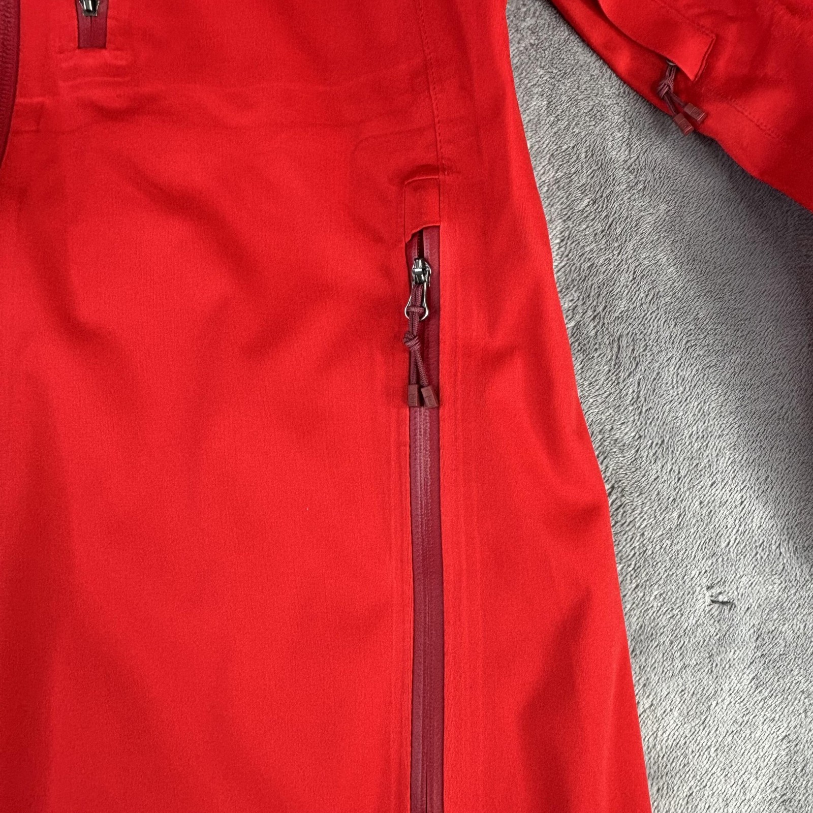 REI Elements E1 Jacket Womens Medium Red Hooded S… - image 4