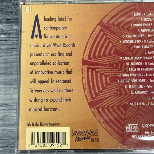 Native American Currents Audio (CD, 1997) Various Artists Native American New - Imagen 8 de 9