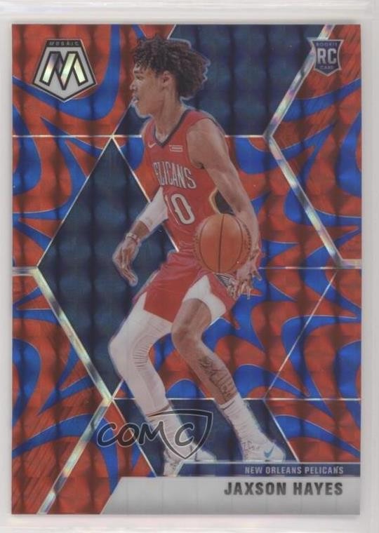 2019-20 Panini Mosaic Rookies Reactive Blue Prizm Jaxson Hayes #221 Rookie RC