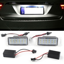 2X LED Kennzeichenleuchte Nummernschild Licht Für Chevrolet Cruze Camaro Weiß