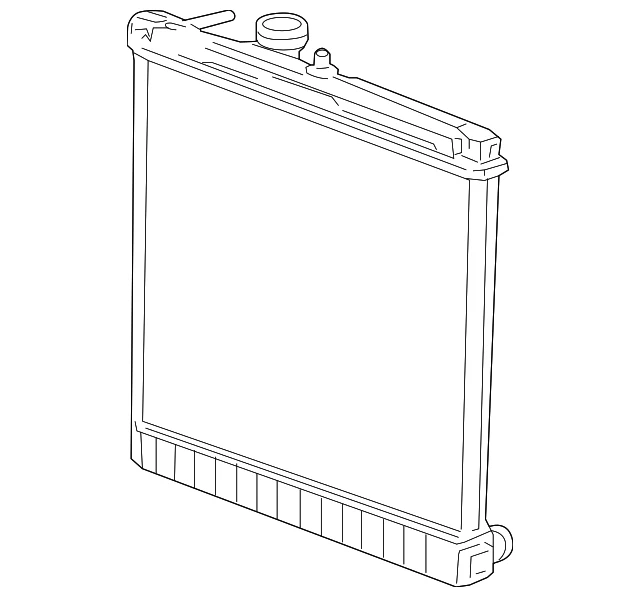 Radiador GM 25964054 genuino Foto 3 de 4