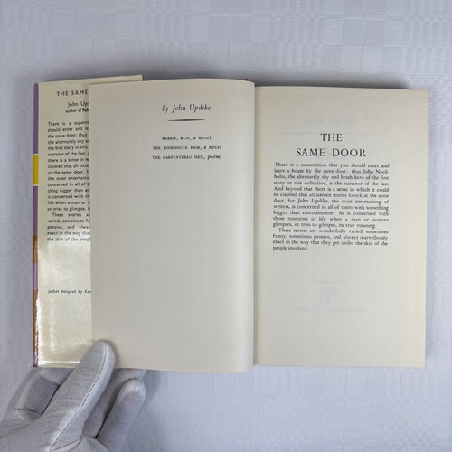 The Same Door by John Updike Andre Deutsch 1962 First UK Edition Hardcover - Foto 6 di 11