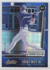 2021 Panini Absolute Prospects Spectrum Blue 133/149 Bobby Witt Jr #P-10 3j3