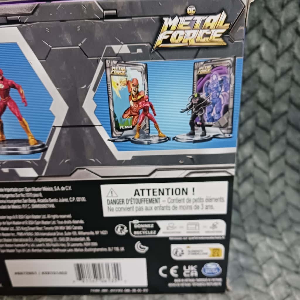 Set 4 Action Figure DC Comics Metal Force: Brainiac, Batman, Superman E The Flash. Edizione Inedita Con Carte Collezionabili!