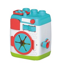 Clementoni Sensorisch Wasmachine - Baby Blokken - Zachte Stapelblokken - Met Was