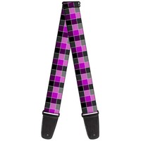 Guitar Strap - Checker Mosaic Purple (Us Import) Acc Neu