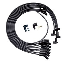Moroso For Sbc Under Header Unsleeved Ultra Spark Plug Wire Set - Black Moroso For Sbc Under Header Unsleeved Ultra Spark Plug Wire Set - Black
