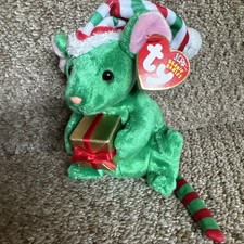 TY Beanie Baby Tidings the Christmas Mouse. From 2003, great condition with Tags