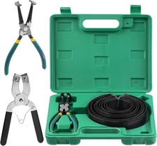 Complete 15-piece Auto Engine Piston Ring Compressor Set With Pliers Included
