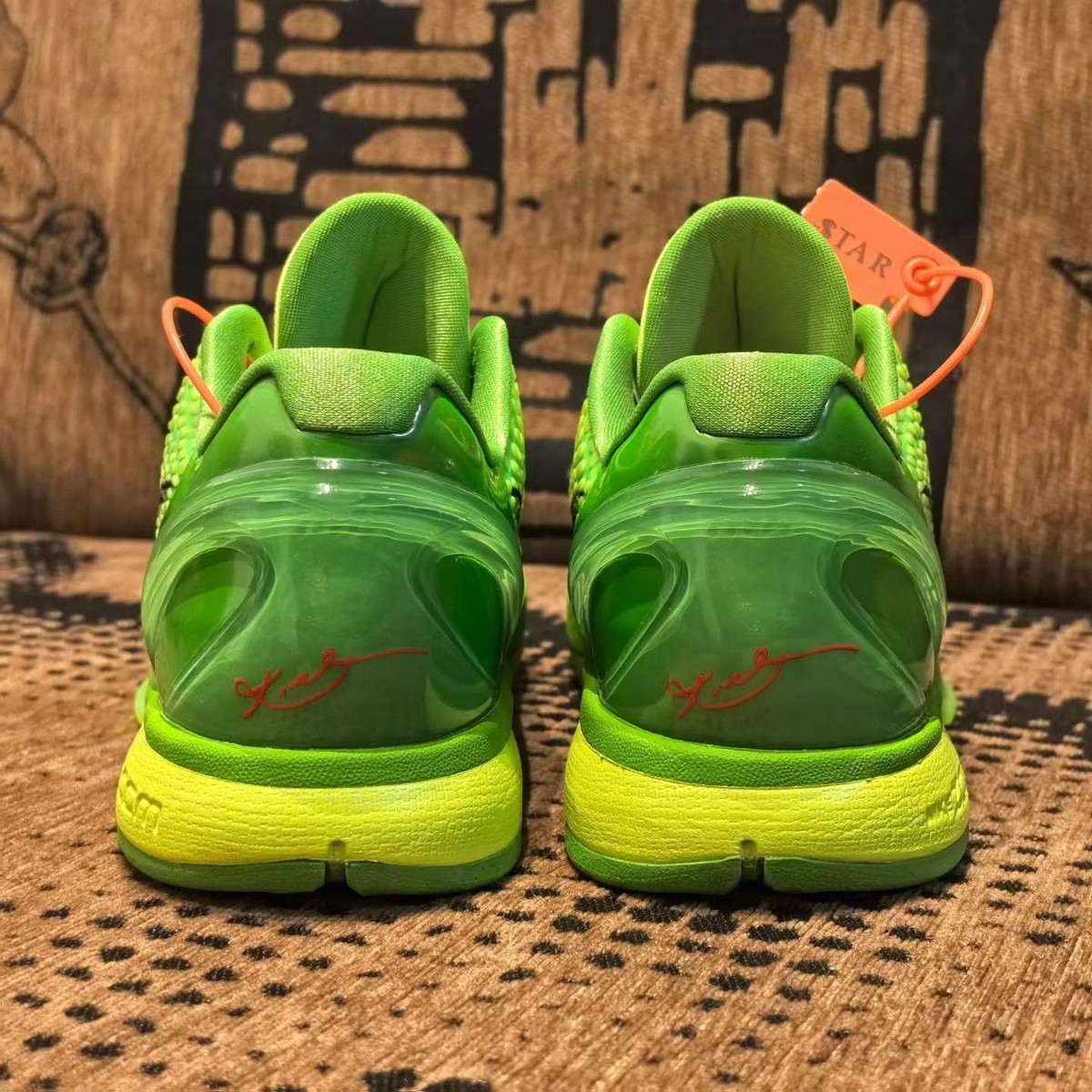 Size 7 - Nike Zoom Kobe 6 Protro Low Grinch for sale online | eBay