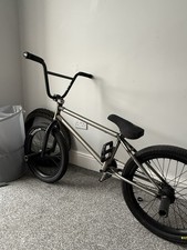 Volume SMOKO BMX Bike Silver Frame Black BMX Handlebars & Seat with Pegs