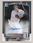 KEVIN MCGONIGLE 2025 BOWMAN CHROME 1ST ROOKIE RC ON CARD AUTO #CPA-KM **TIGERS**