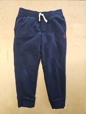 POLO RALPH LAUREN BOYS RED PONY JOGGER PANTS NAVY BLUE Sweatpants Size 6