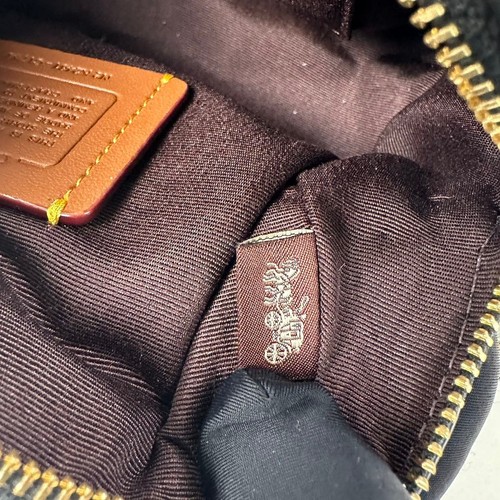 Coach Mini Rowan Crossbody Bag in Signature Smooth Leather in Black CY743 - Picture 9 of 13