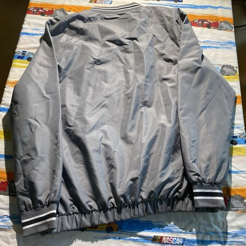 Oakland Las Vegas Raiders NFL Big Logo Jacket Sweater Windbreaker NFL / Medium - Picture 2 of 7