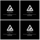 4pcs nützliche Plattform heißer Bettaufkleber Langlebiger