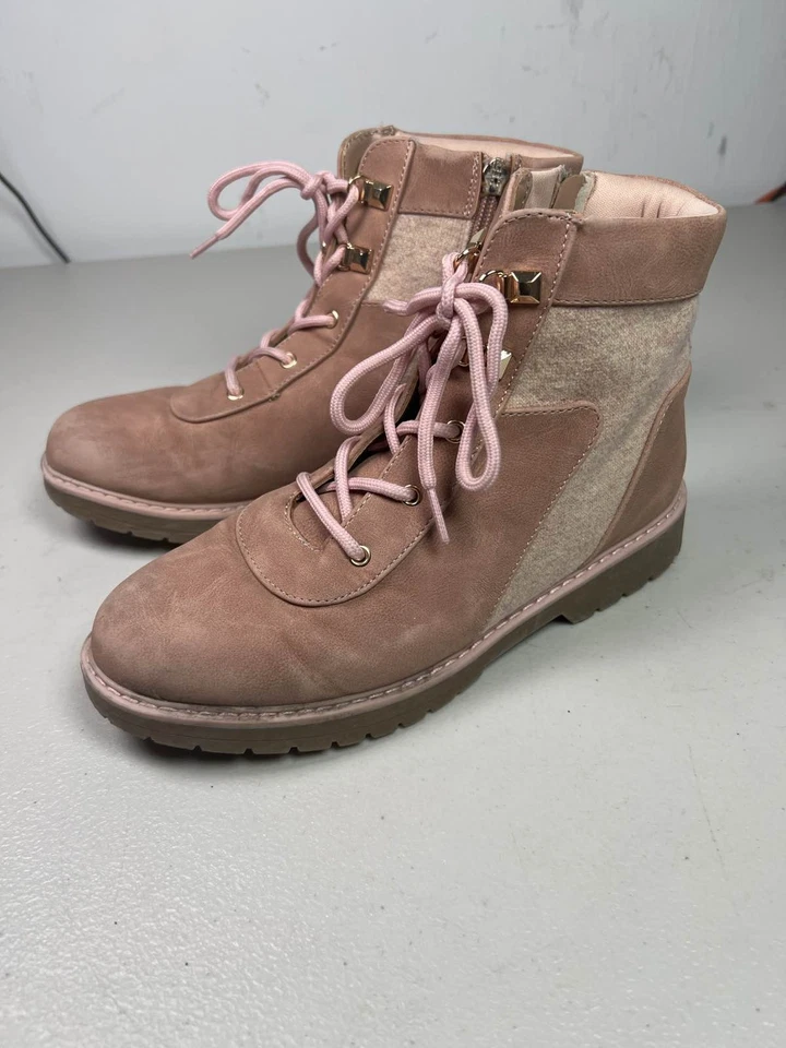 Botines para mujer Marc Fisher rosa con cordones talla 5 Foto 2 de 4