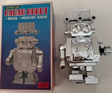 1970s HORIKAWA Japan RADAR ROBOT MIB Wind-Up     Works 