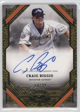 2025 Topps Tier One Tier One Auto 64/99 Craig Biggio #T1A-CB Auto HOF 0b7