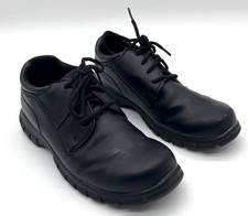 Smart Fit Boys Black Dress Shoes Size 5 1/2, 5.5 Dress Up Laces