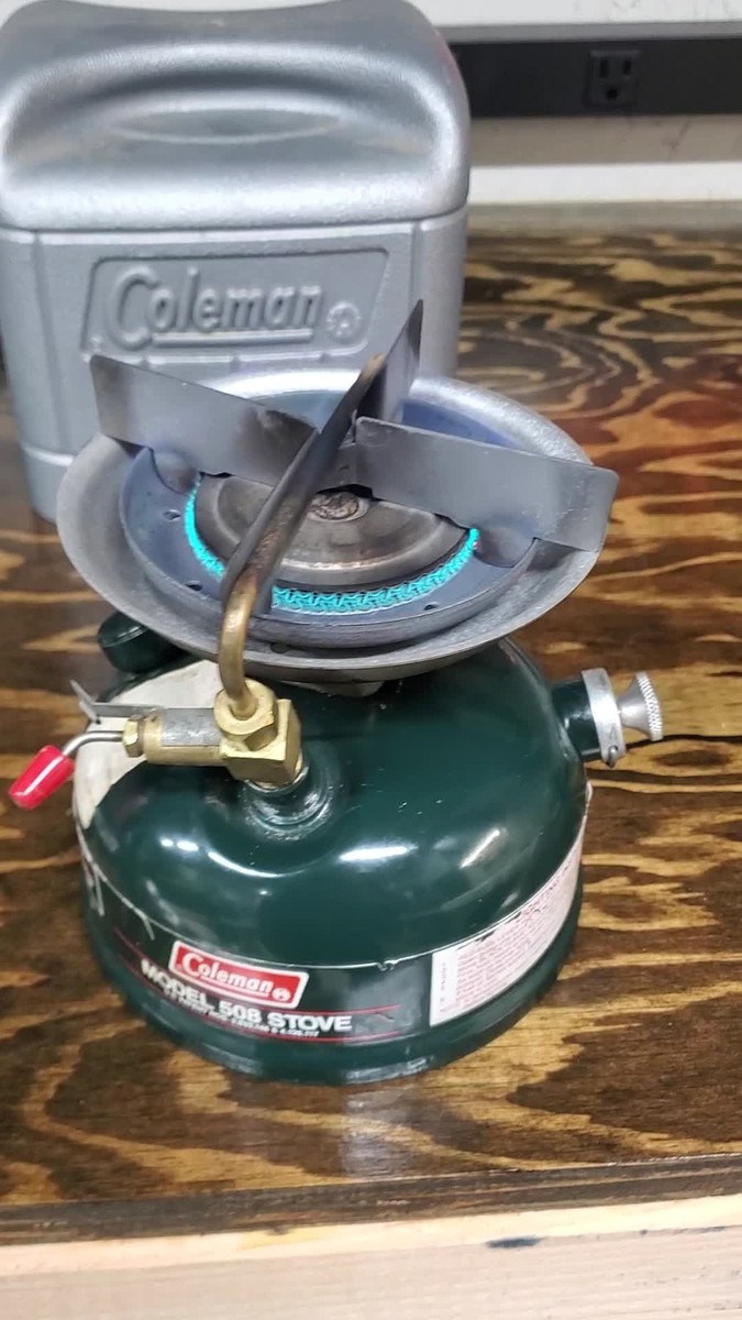 1991 Coleman Single Burner Stove Model 508A With Case for sale