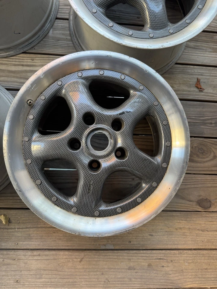 Set of (4) 2 Piece 17x8 BBS MODA M2 5X120 Wheels Rims ET12 ET 12 - Image 3 of 4