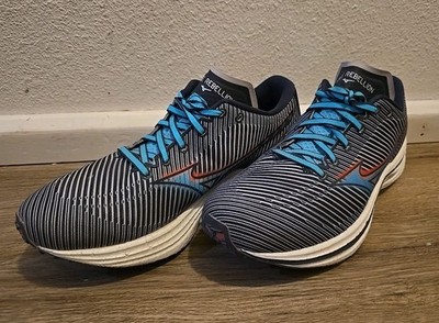 Womens Mizuno Wave Rebellion India Ink-Scuba Blue Running Shoes. Size 9.5