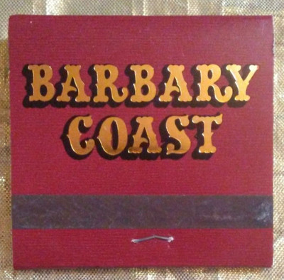 BARBARY COAST Las Vegas Vintage Hotel Casino *UNSTRUCK* Matches Matchbook