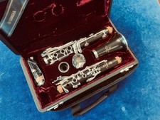 New YAMAHA CLARINET - CUSTOM YCL SEVRE - w/SILVER PLATED KEYS - LEFT HAND Eb