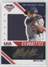 2020 Panini USA Baseball Stars & Stripes Black Gold 58/84 Hunter Haas Auto 7m3