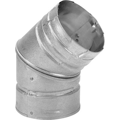 Mg Duravent 3Pvl-E45R Duravent Elbow Insulated 3 Inch Double Wall 45 Deg. Steel