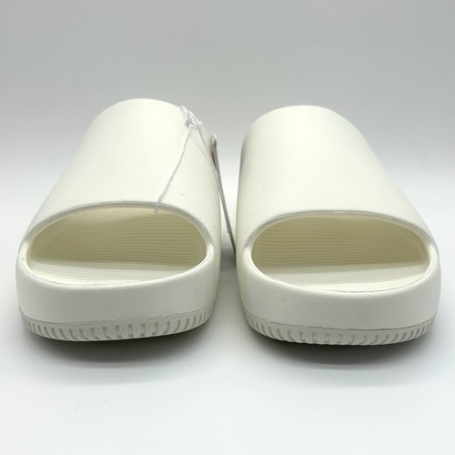 Nike Calm Slide Womens 11 Sail Off-White DX4816-100 Minimalist Beach Sandals - Picture 2 of 11