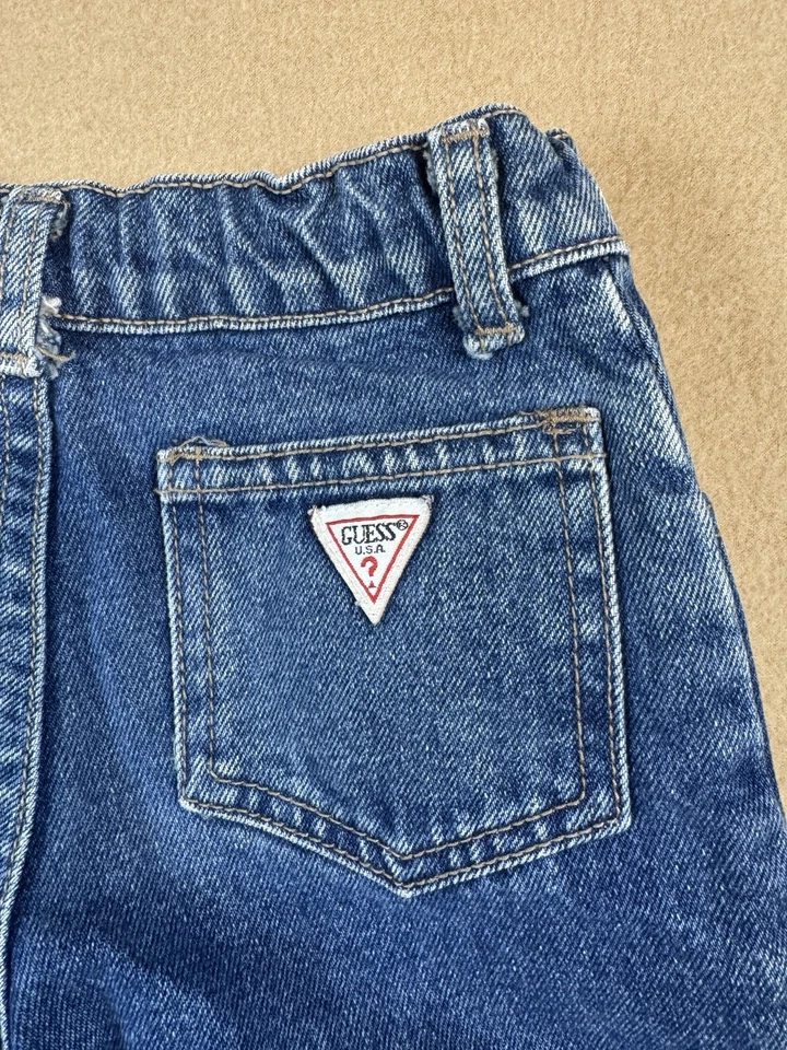 Jeans Vintage Años 90 Baby Guess Talla 2Y Azul Denim Años 90 Niños Niñas Foto 2 de 4