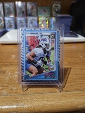 2025 Panini Donruss Optic TJ Sanders Rated Rookie Blue Stars