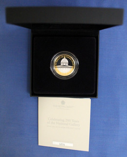 2024 Silver Proof £2 coin "The National Gallery" in Case with COA