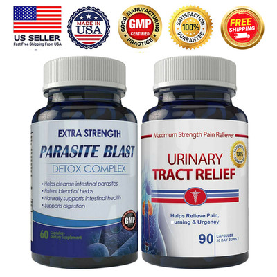 Parasite Cleanse Intestinal Supplement Weight Management & Urinary Tract Support