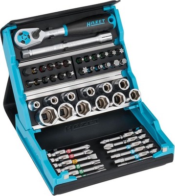Hazet 2200SC-2 Socket Wrench Set with Smart Case (50 pieces) Hand Tool Set