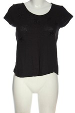 ZARA T-shirt Donna Camicia Taglia IT 40 nero stile casual