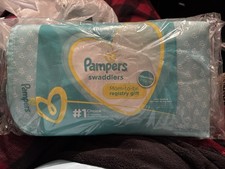 3 Pampers Portable Baby Changing Pad Fold Up 22.5 X 13.5 For Travel Or Home