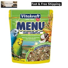 Menu Parakeet Food - Vitamin-Fortified - Daily Pet Bird Food, 2.5 pounds