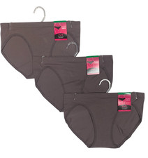 Maidenform 3 Pack Bikini Pure Comfort Seamless Panties DM2305 - Sparrow Brown