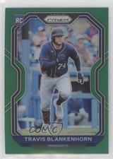 2021 Panini Prizm Tier II Green Prizm Travis Blankenhorn #122 7u4