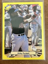 1986 Classic Baseball Kirby Puckett #112 Minnesota Twins Green Back