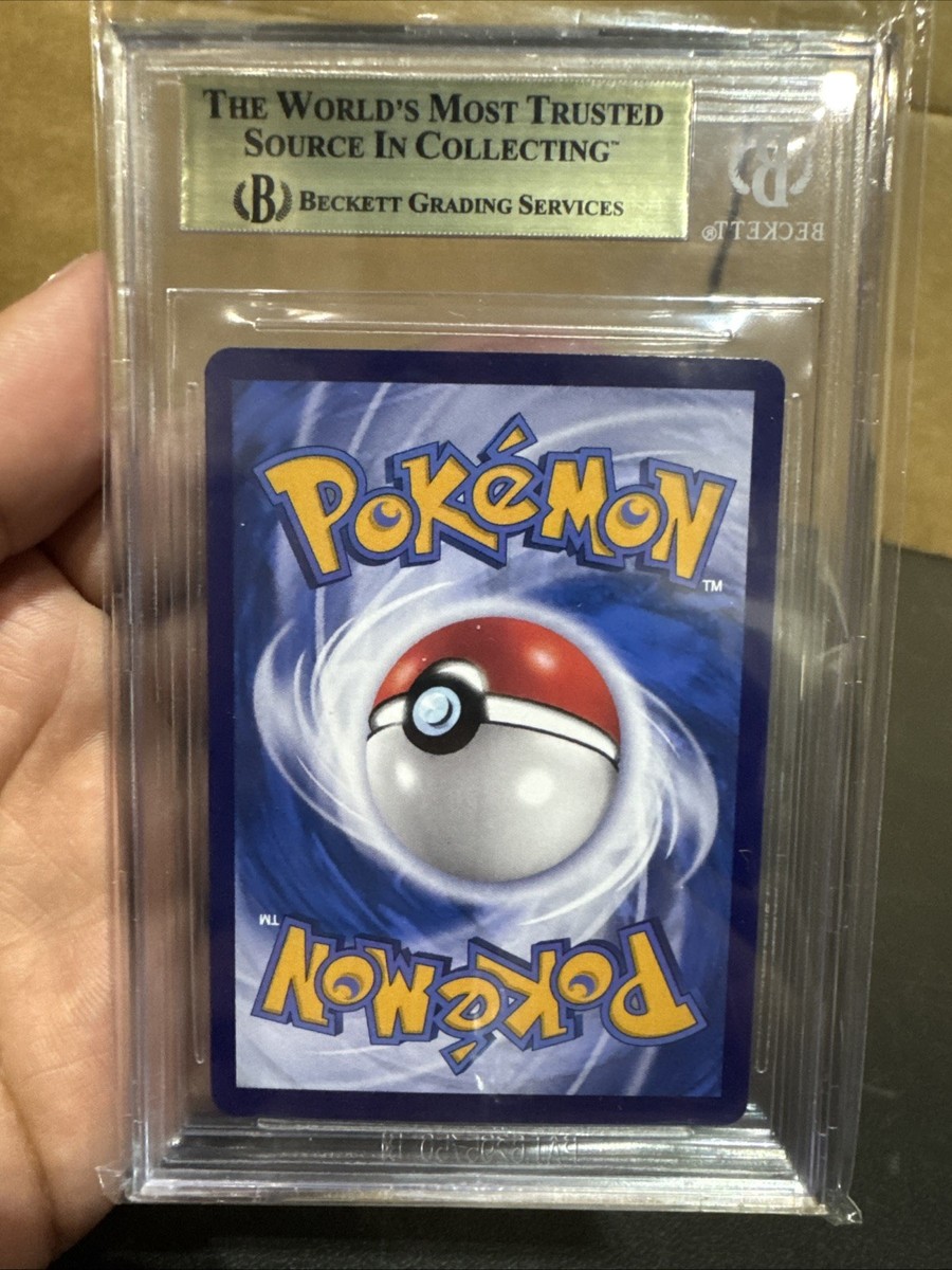 Beckett 9.5 GM Captain Pikachu 0707/09 Stamp Holo S. Chinese Gem