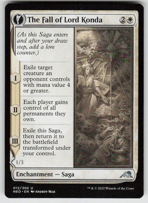 The Fall of Lord Konda 12 Kamigawa: Neon Dynasty Magic: The Gathering NM