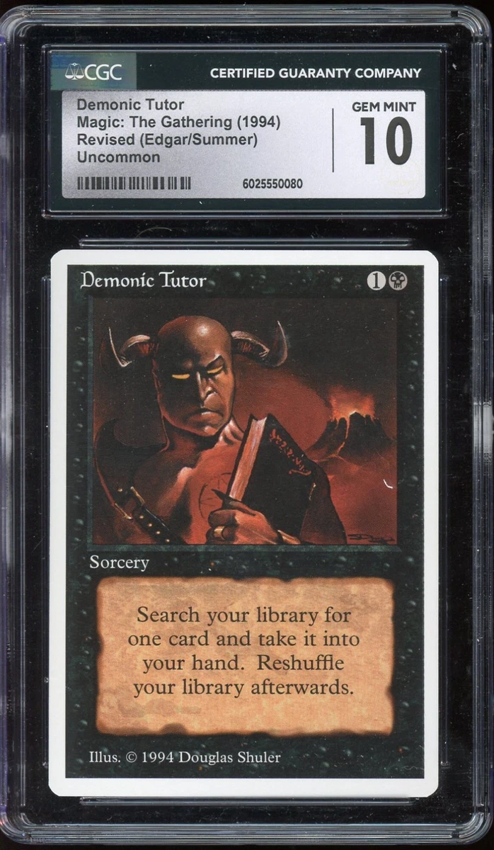 Demonic Tutor Magic: The Gathering Near Mint or Better Uncommon