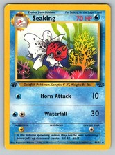 Seaking #46/64 1st Edition Jungle (Kagemaru Himeno) Pokemon Card - LP on eBay