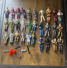 Hasbro GI Joe G.I. Vintage 1980s Lot Of Figures  Parts Accessories. 30 Pieces.